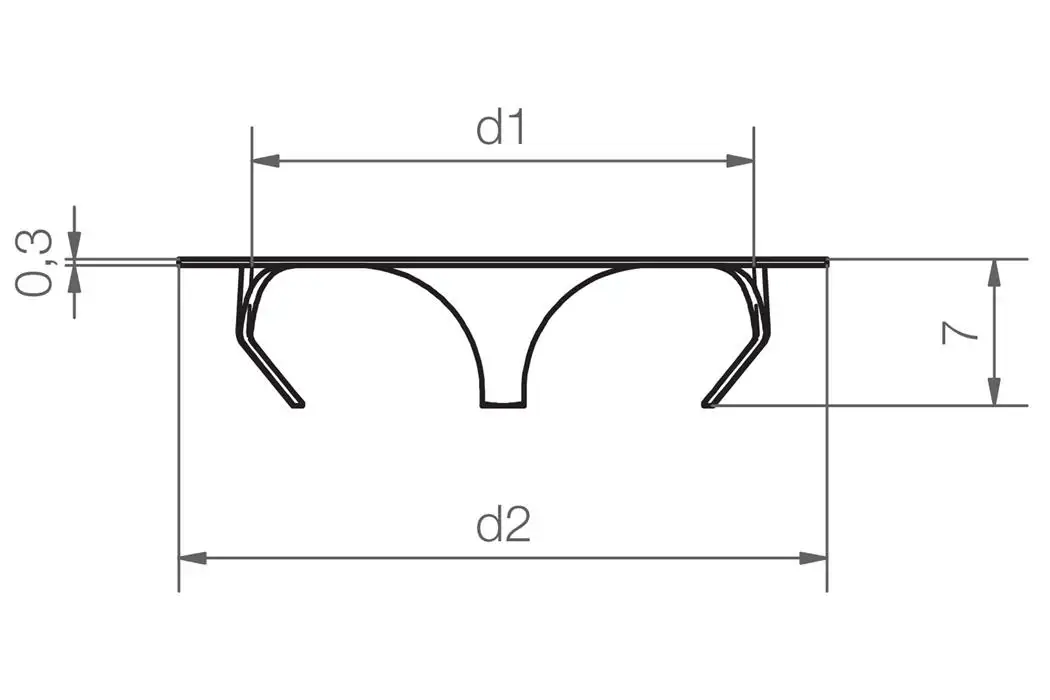 BB-515-CR technical drawing