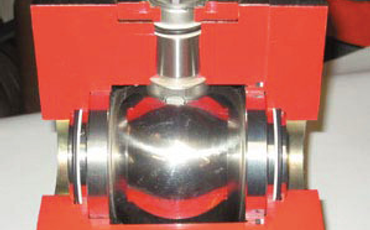 Kulový ventil s přírubou společnosti Pister
