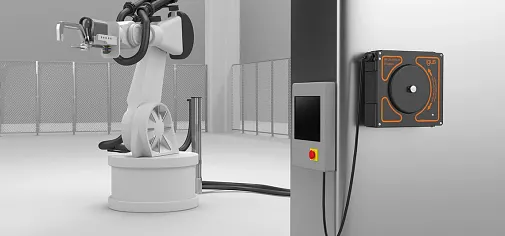 Cable reel e-spool flex | igus cable drum with no slip ring