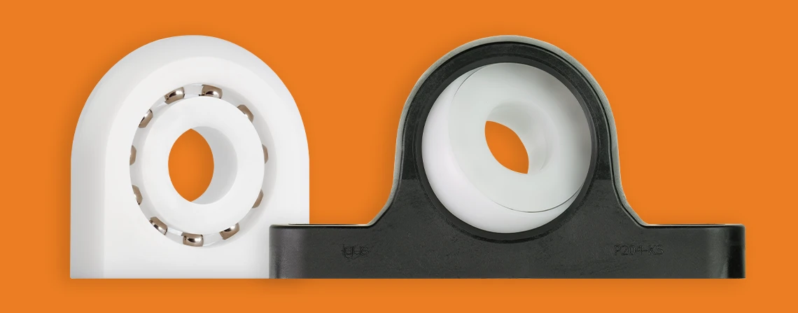 Rodamientos de bolas de bloques de almohada