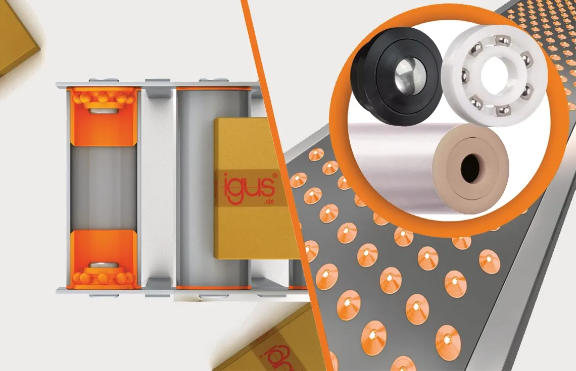 Roletes transportadores