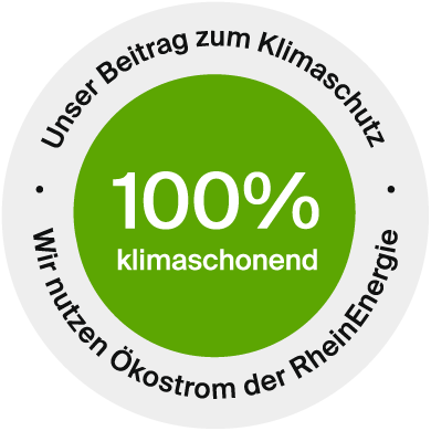 Sello de electricidad verde de RheinEnergie