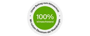 Green electricity seal from RheinEnergie