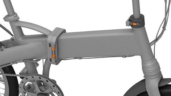 iglidur® 플레인 베어링이 적용된 접이식 자전거