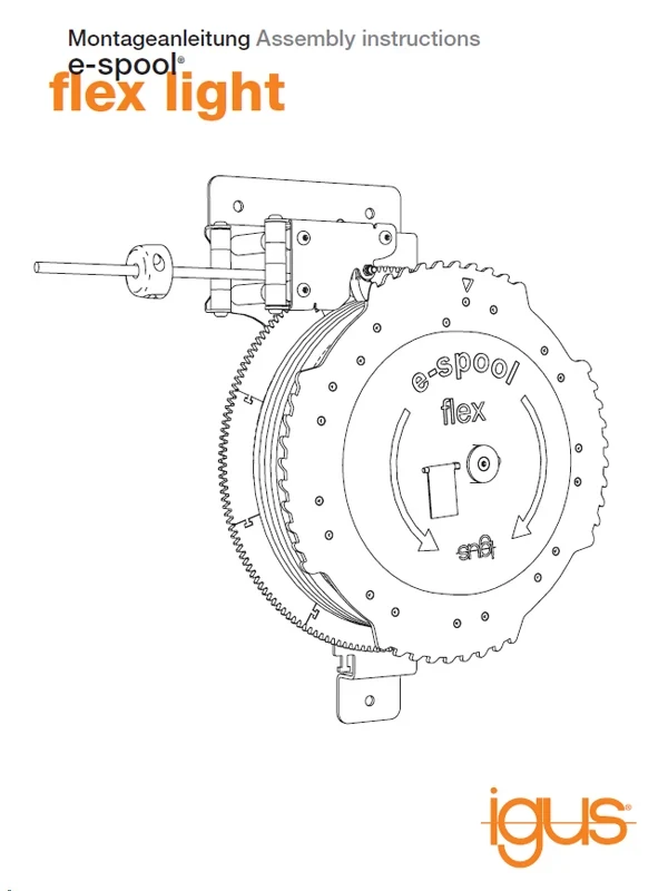Instrucciones de montaje e-spool flex light