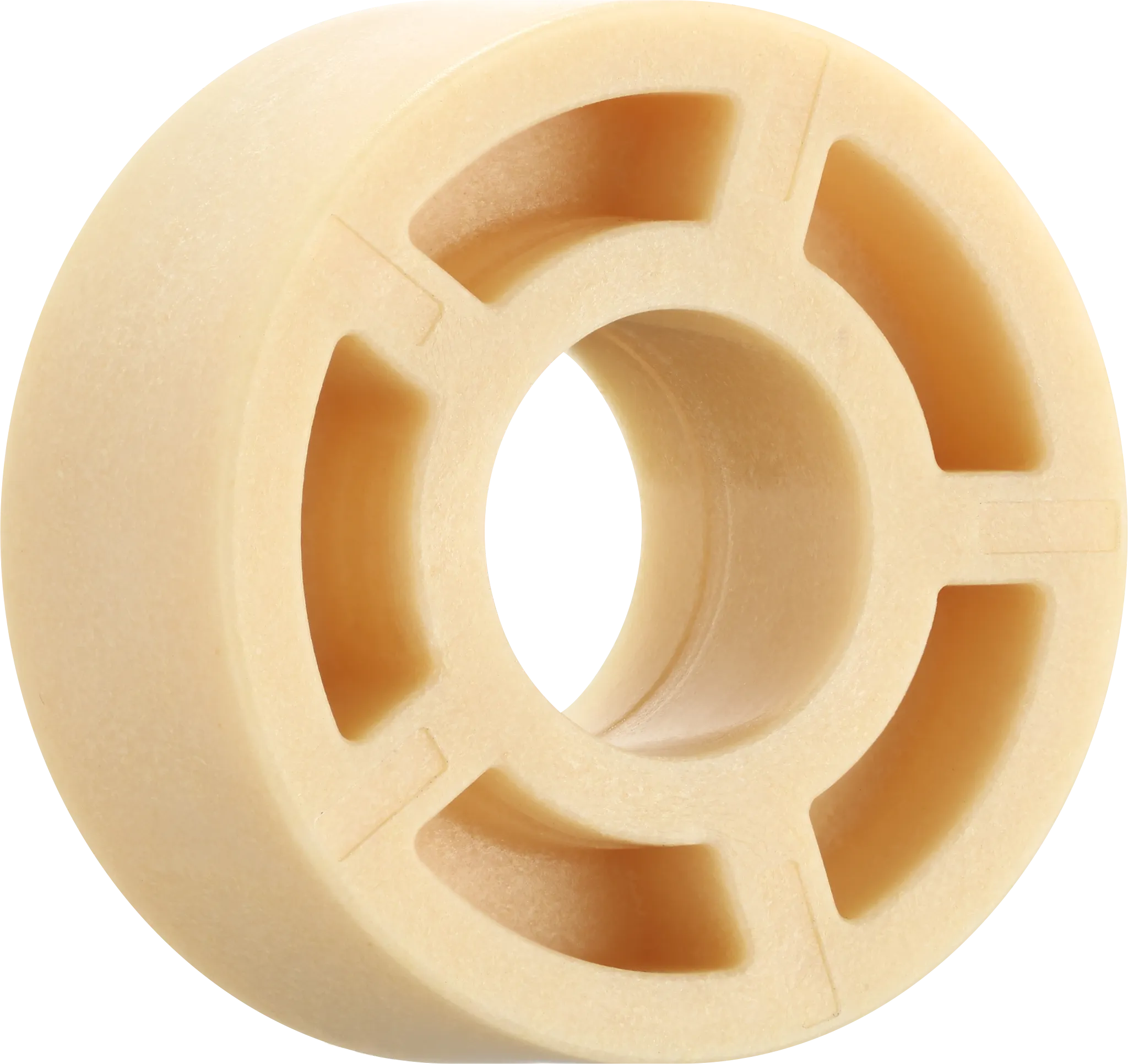 Plastic skate wheel