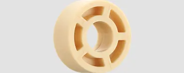 Plastic skate wheel