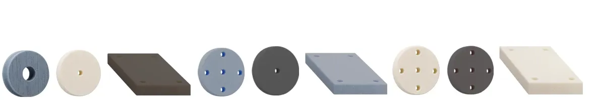 <font color="black">Placas deslizantes impresas en 3D resistentes a la abrasión</font>