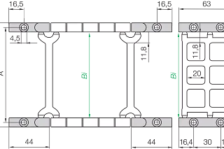 Anschlusselement für die TH3.45