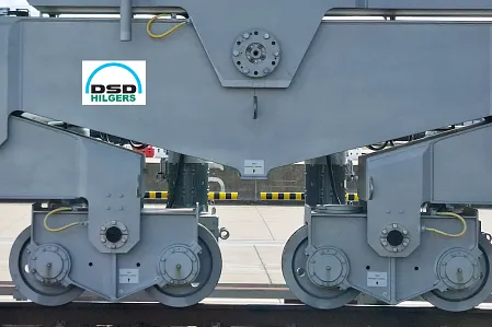 Fahrwerk eines RMG-Krans von DSD Hilgers
