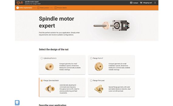 drylin® E-Spindelmotor-Experte DSE