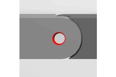 large pin/bore connection