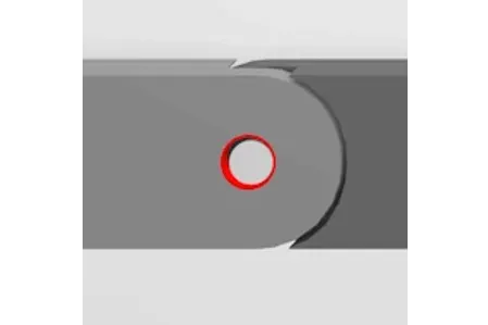 grande connexion goupille/alésage