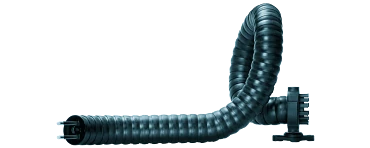 cable guidance of control elements