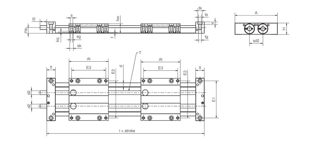 SLW linear module with double spindle | igus Finland