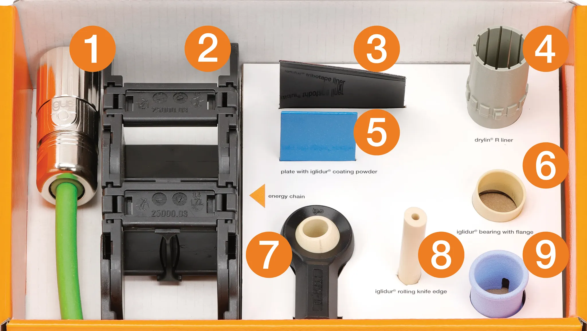 Krabice se vzorky pro obalový průmysl