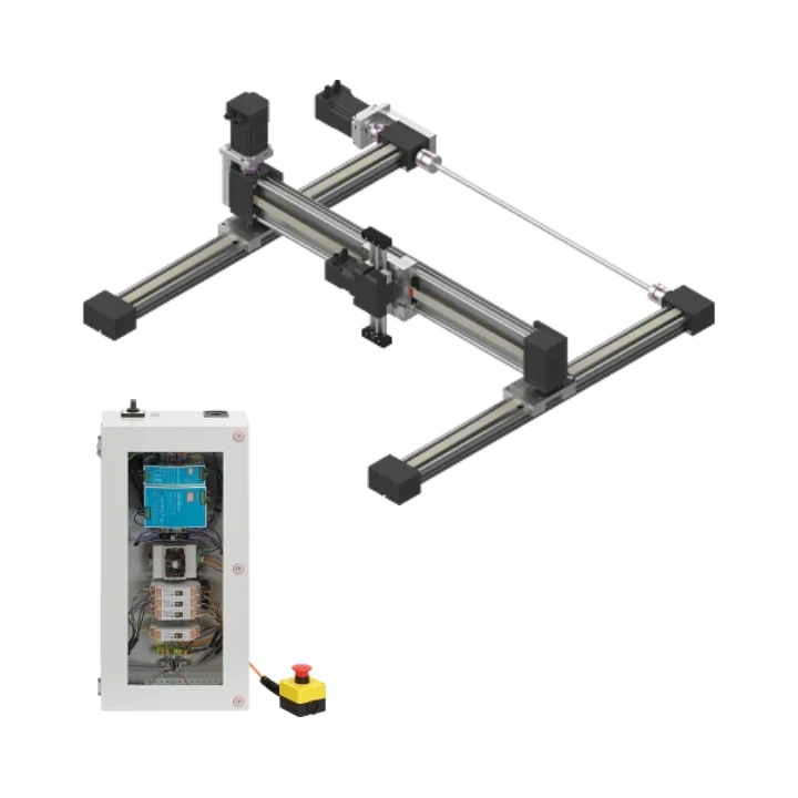 módulo linear multiaxial com sistema de controlo