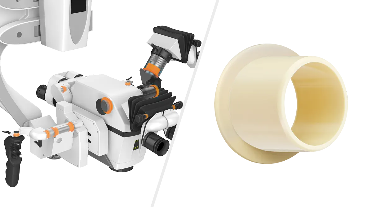 OP microscope and CAT5 cables