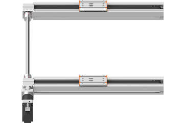 drylin DLE-DA-ZLX toothed belt double axis with stepper motor